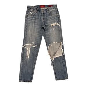 Lucky Brand Distressed Dylan Boyfriend Jeans